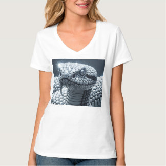 Schwarzer Obsidian und Diamantviper T-Shirt
