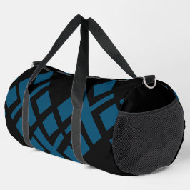 Schwarzer Ozean Blau Duffle Bag