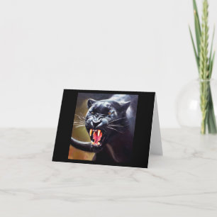 Schwarzer Panther (12) Wildkatze Karte