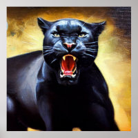 Schwarzer Panther (3) Wildkatze