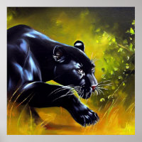 Schwarzer Panther (5) Wildkatze