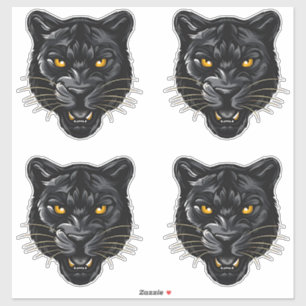 Schwarzer Panther Aufkleber