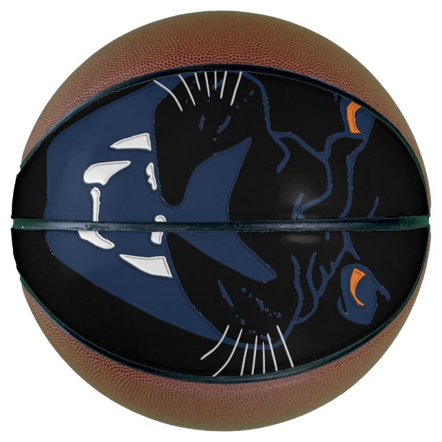 Schwarzer Panther Basketball (Vorderseite)