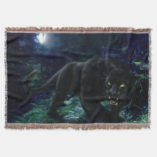 Schwarzer Panther Decke