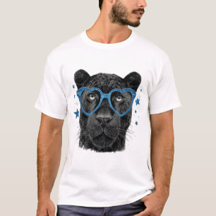 Schwarzer Panther - Design des Kriegers für Zäune T-Shirt