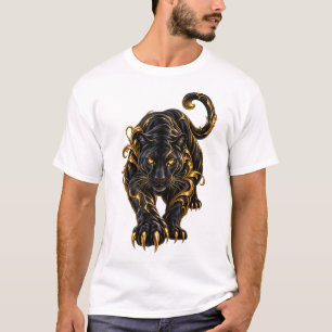 Schwarzer Panther – Dunkler Luxus-Räuber & Macht T-Shirt