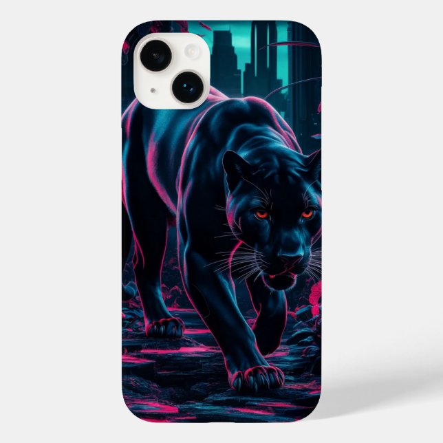 Schwarzer Panther durch den Dschungel Case-Mate iPhone 14 Plus Hülle (Rückseite)