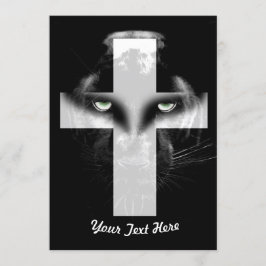 Schwarzer Panther Einladung