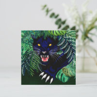 Schwarzer Panther Geist des Dschungels