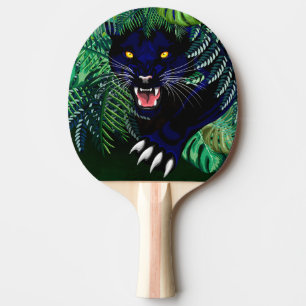 Schwarzer Panther Geist des Dschungels Tischtennis Schläger