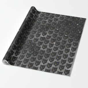 Schwarzer Panther Geschenkpapier