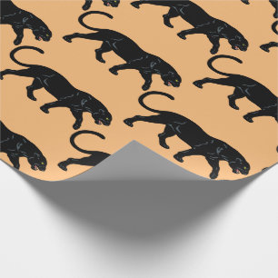 Schwarzer Panther Geschenkpapier