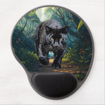 Schwarzer Panther im Dschungel