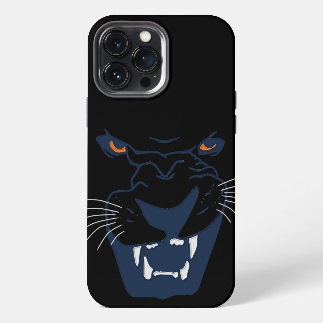 Schwarzer Panther iPhone 13 Pro Max Hülle (Rückseite)