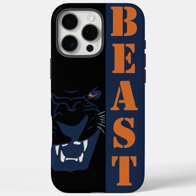 Schwarzer Panther iPhone 16 Pro Max Hülle (Rückseite)