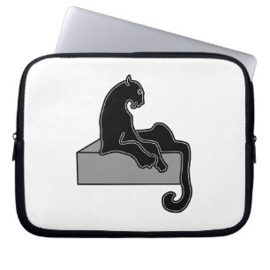 Schwarzer Panther Laptopschutzhülle