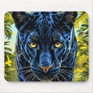 Schwarzer Panther Mousepad