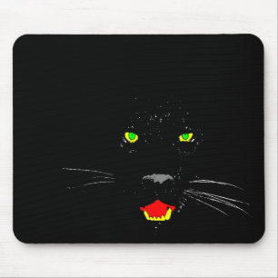 Schwarzer Panther Mousepad