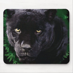 Schwarzer Panther Mousepad