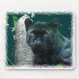 Schwarzer Panther Mousepad