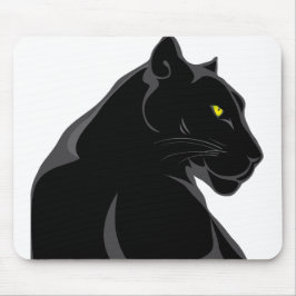 schwarzer Panther Mousepad