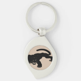 Schwarzer Panther Schlüsselanhänger