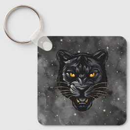 Schwarzer Panther Schlüsselanhänger