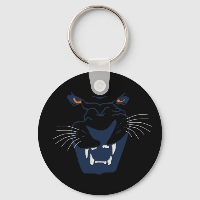 Schwarzer Panther Schlüsselanhänger (Vorderseite)