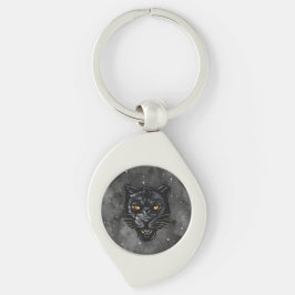 Schwarzer Panther Schlüsselanhänger
