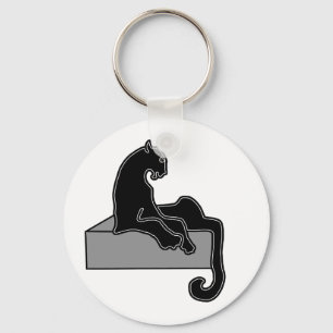 Schwarzer Panther Schlüsselanhänger