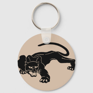 Schwarzer Panther Schlüsselanhänger