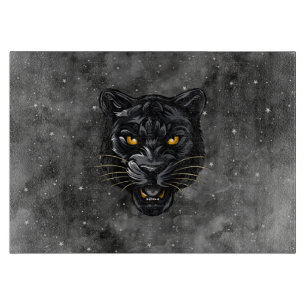 Schwarzer Panther Schneidebrett