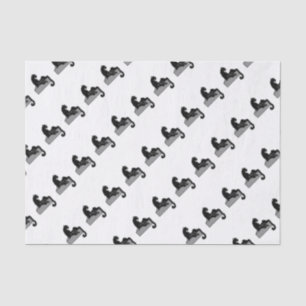 Schwarzer Panther Seidenpapier