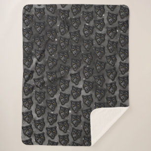 Schwarzer Panther Sherpadecke