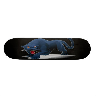 Schwarzer Panther-Skateboard Skateboard