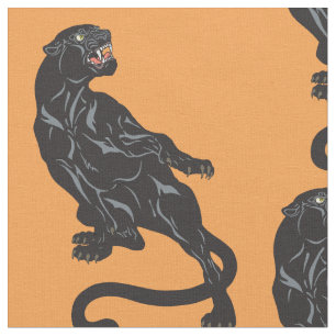 Schwarzer Panther Stoff