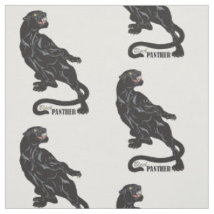 Schwarzer Panther Stoff