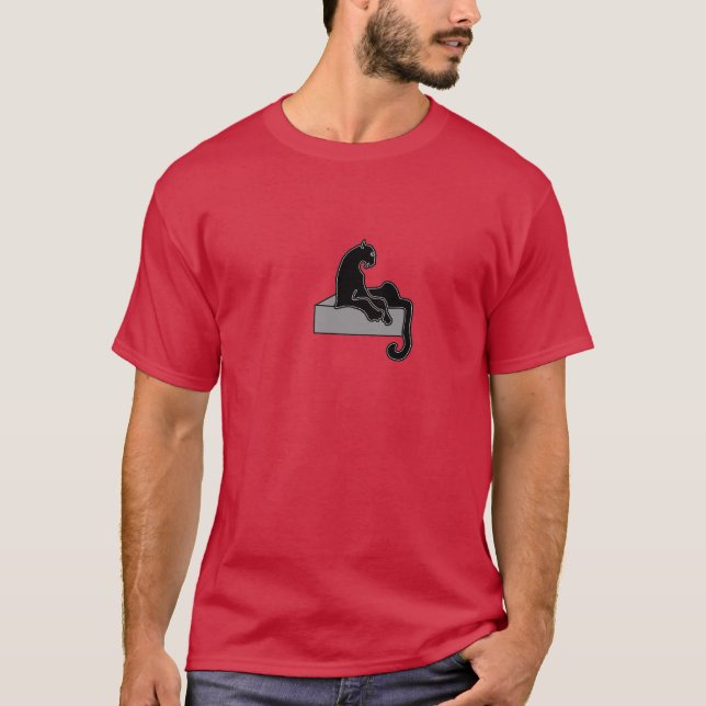Schwarzer Panther T-Shirt (Vorderseite)