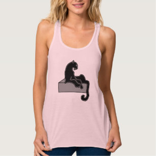 Schwarzer Panther Tank Top