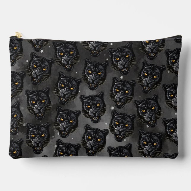 Schwarzer Panther Zubehörtasche (Vorderseite)