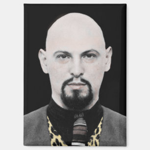 Schwarzer Papst Magnet