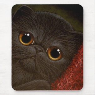 SCHWARZER PERSISCHER KÄTZCHENCAT Mousepad