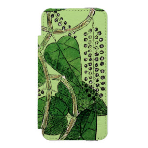 Schwarzer Pfeffer-Pflanze, 1578 Incipio Watson™ iPhone 5 Geldbörsen Hülle