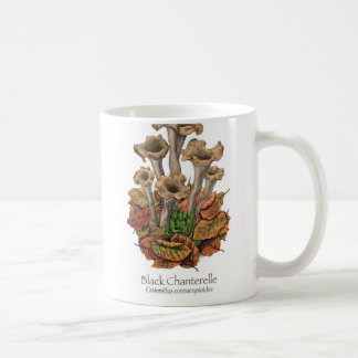 Schwarzer Pfifferling Pilz Kaffeebecher Kaffeetasse