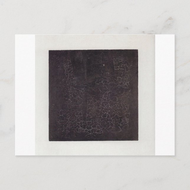 Schwarzer Platz von Kazimir Malevich Postkarte (Vorderseite)