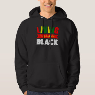 Schwarzer Power-Schwarzkopf Hoodie