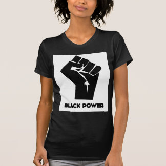 Schwarzer Power T-Shirt