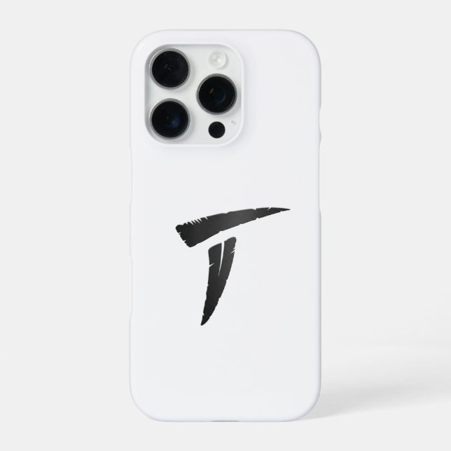 Schwarzer Prädator iPhone 16 Pro Hülle (Rückseite)