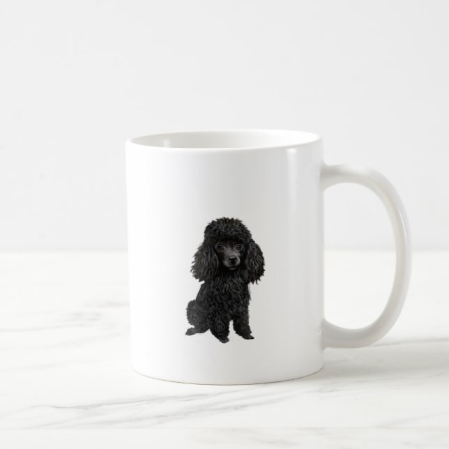 Schwarzer Pudel (#3) Kaffeetasse (Rechts)