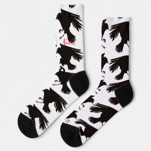 Schwarzer Rabe Fliegender Donner_Cove Socken
